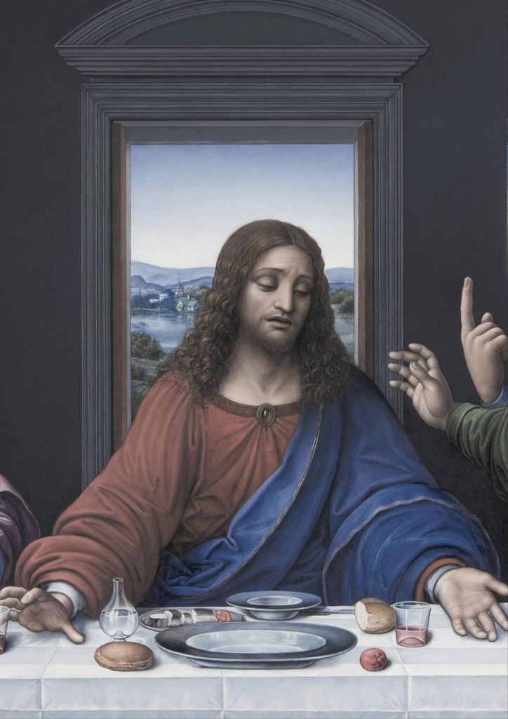 Jesus, Last Supper, Ultima Cena, Stano Lajda, Leonardo